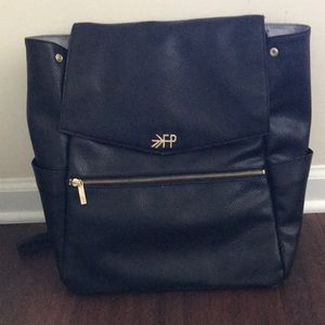 Used FP black diaper backpack